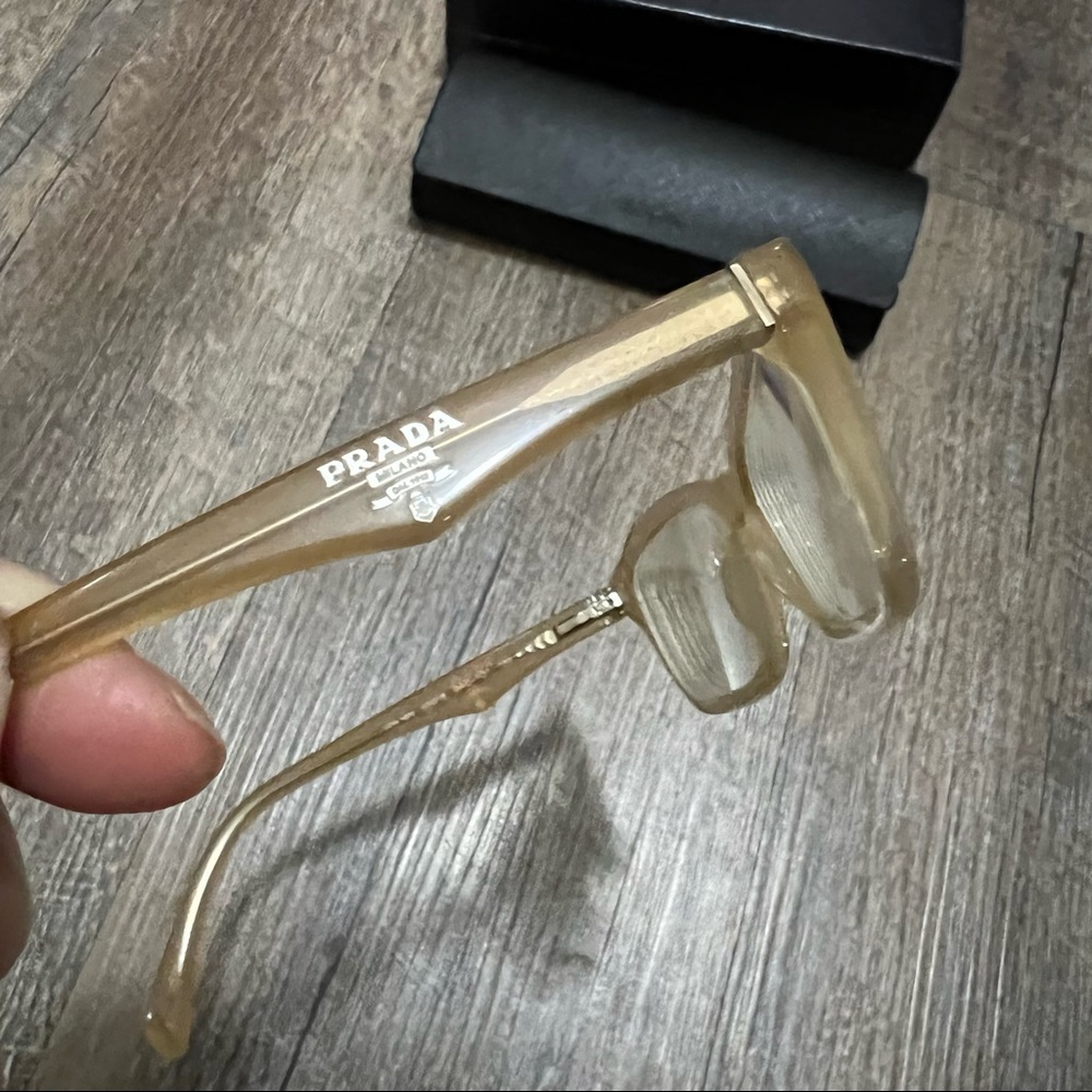 Authentic Prada Eyeglasses VPR 16N HONEY GAD-1O1 - Picture 9 of 11